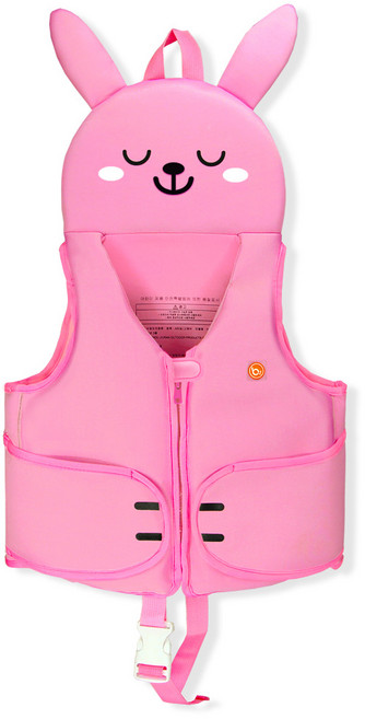 bayb 허그미 구명조끼, 핑크래빗, 1개