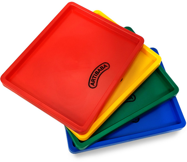 아티바바 아트트레이 팔레트 4종 세트, 1칸, 1세트