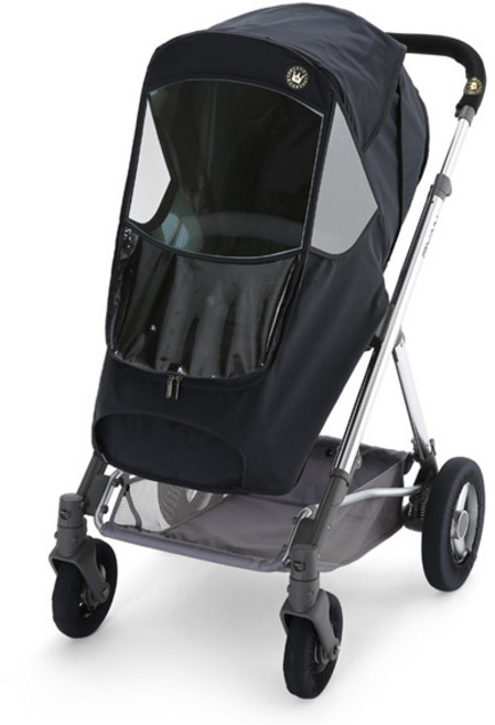 맘네스트 리안 솔로 시리즈 전용 사계절 유모차 방풍커버, 블루블랙, 1개