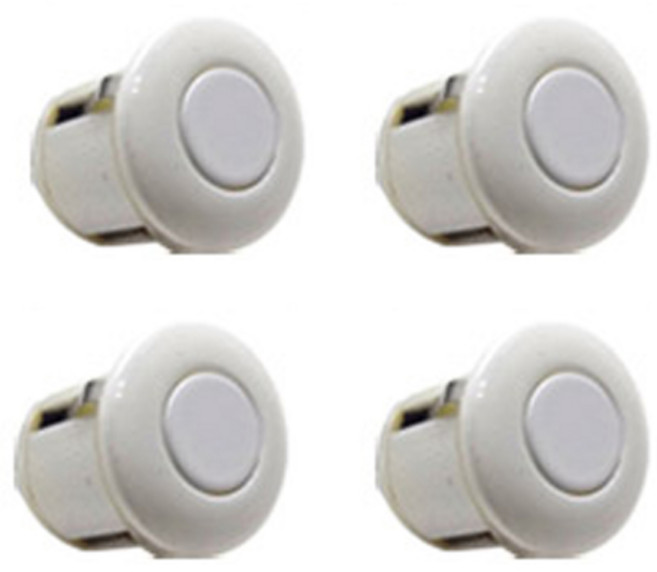 모터스라인 4구 매립형 차량용 후방감지기, PS-14, 진주색