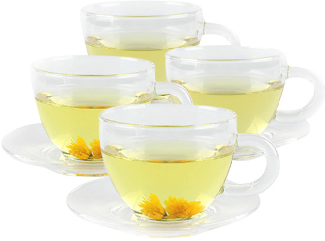 코맥 유리찻잔세트 115ml, 4세트