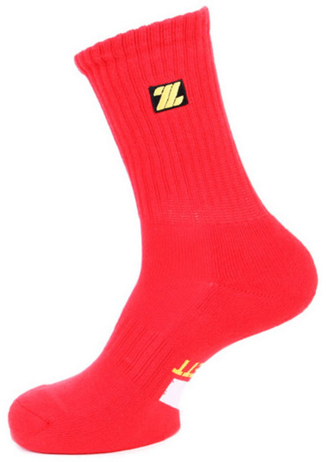제트 야구 발목양말 BSK-350, 빨강, 1개