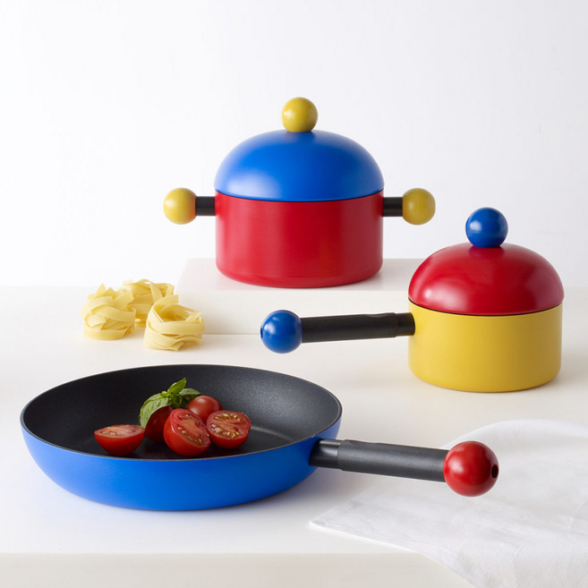 TVS 버블 냄비 후라이팬 3종 세트, 혼합색상, 프라이팬 28cm + 편수 16cm + 양수 20cm, 3개