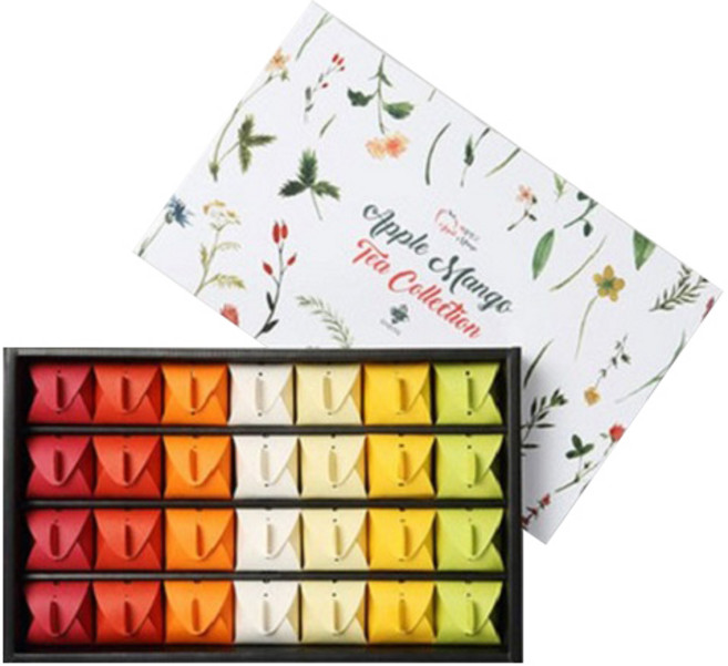 다란 애플망고 티컬렉션 선물세트, 차 7종, 1개