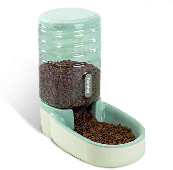 히피독 반려동물 반자동 그랜드 급수 급식기, 그린, 1개