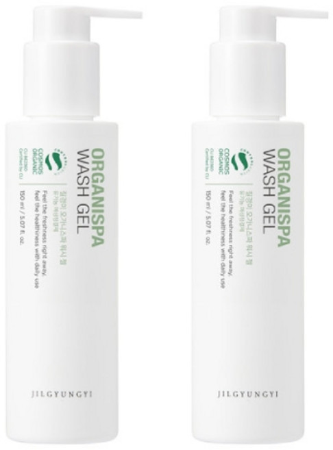 질경이 오가니스파 워시 젤 여성청결제, 150ml, 2개