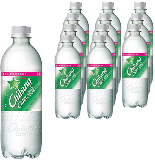 칠성사이다 로어슈거, 12개, 500ml