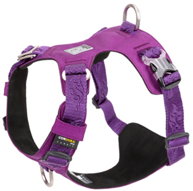 트루러브 력셔리 반려동물 가슴줄 TLH-6281, 퍼플, 1개