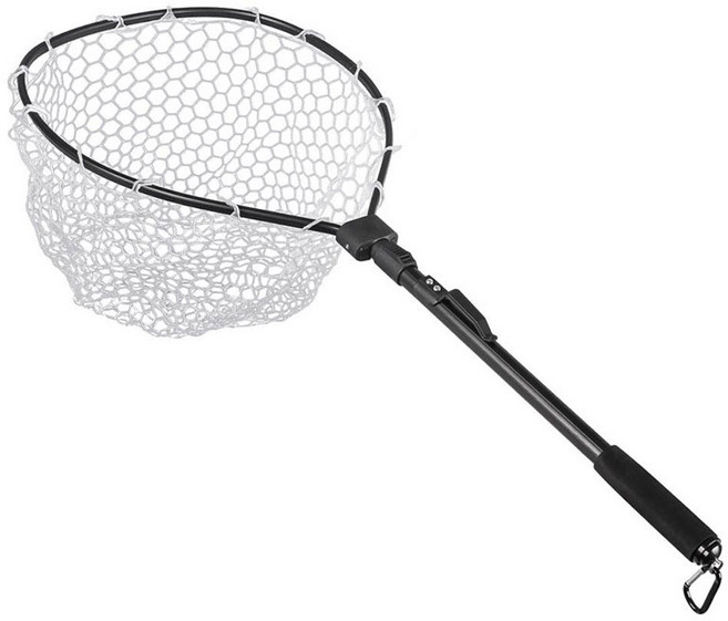 배틀피싱 LEO 접이식 실리콘 뜰채 LEO28079, 블랙