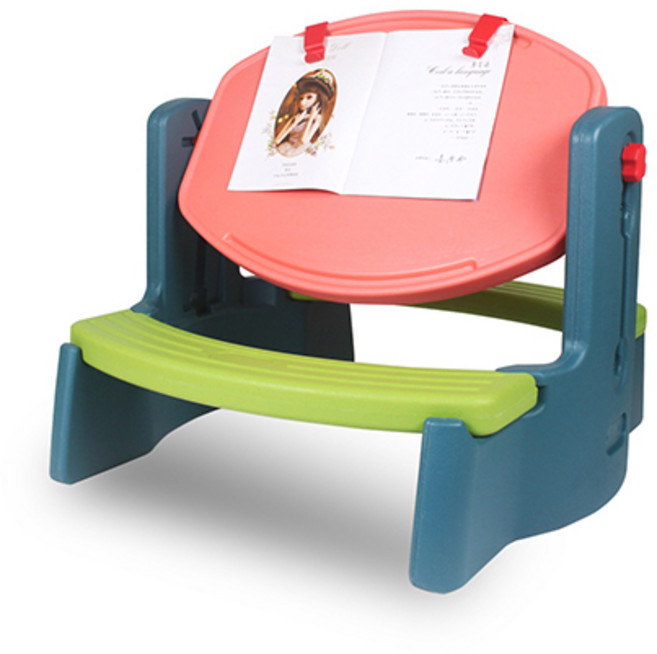 베이블퓨어리 컴플 유아책상 상판조절형, 딥그린