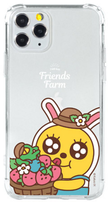 카카오프렌즈 스윗 프렌즈팜 클리어 슬림 범퍼 휴대폰 케이스