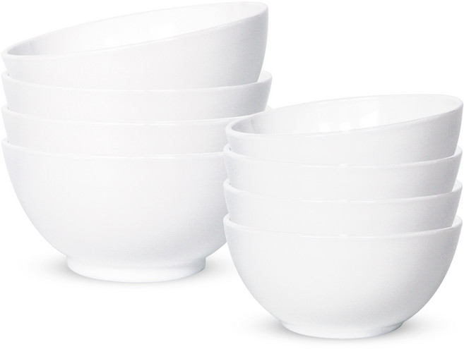 루미낙 앙트 마리에 식기 2종 x 4p 세트, 공기 4p + 대접 4p, 1세트