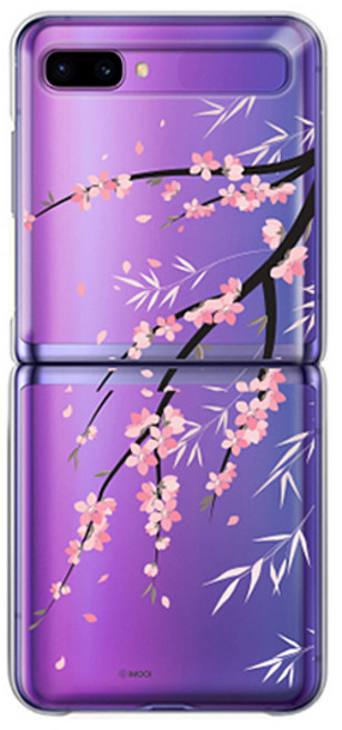 아이무이 벚꽃 휴대폰 투명 하드 케이스