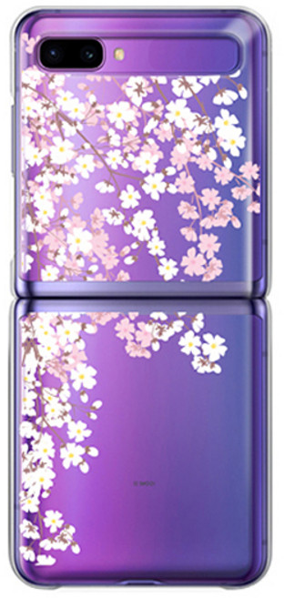아이무이 벚꽃 투명 하드 휴대폰 케이스