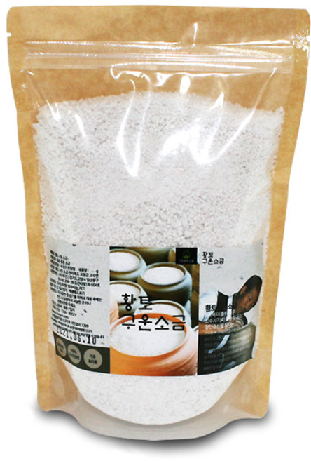 부건 미네랄 건강 황토 구운소금, 450g, 1개