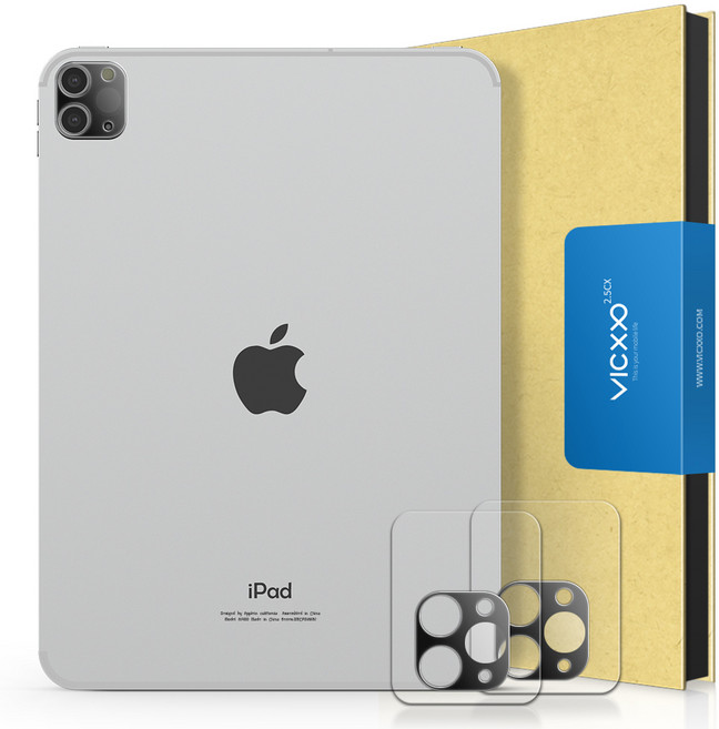 빅쏘 아이패드 카메라 강화유리 보호필름 2매, 2개