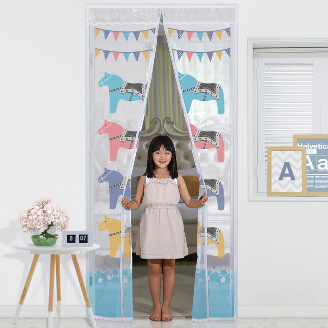 다샵 일체형 자석 프리미엄 모기장 + 찍찍이테이프 6p + 오픈고정자석 4p, 포니(모기장), 랜덤 발송(자석)