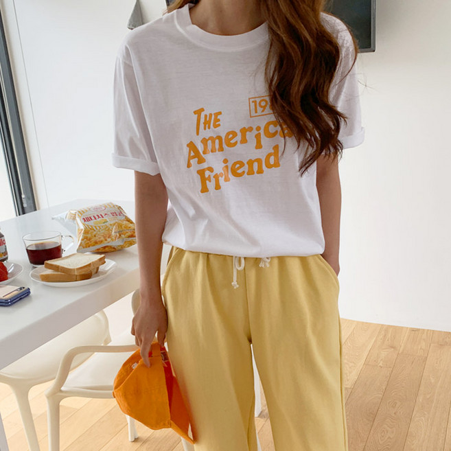 온더리버 여성용 더1988아메리칸 티셔츠