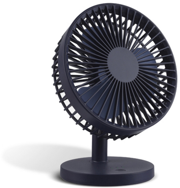 애니클리어 휴대 탁상용 충전식 USB 빅팬스탠드 선풍기 15.24cm, PDB-BFS10, Navy