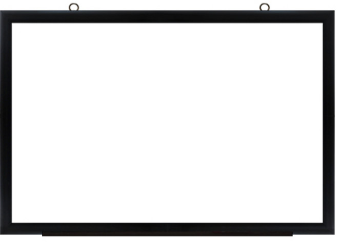 토탈하얀칠판 일반 화이트보드, 블랙우드