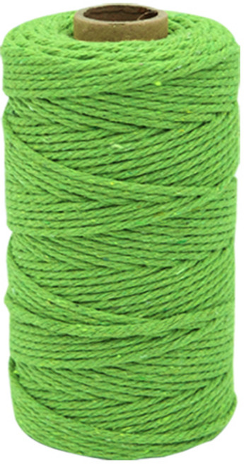 素色粗麻繩 XL號, 淺綠色, 90m