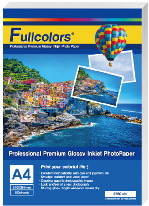 풀컬러즈 포토용지 115g, A4, 100개