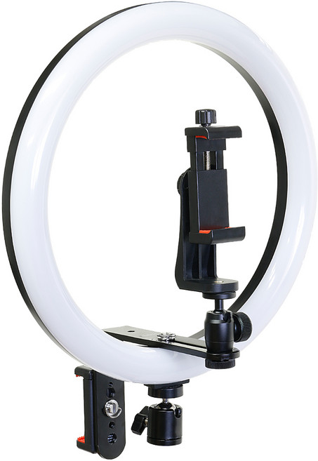 본젠 포터블 LED 링라이트 휴대폰 브라켓 촬영 세트 KL-120, 혼합색상, 1세트