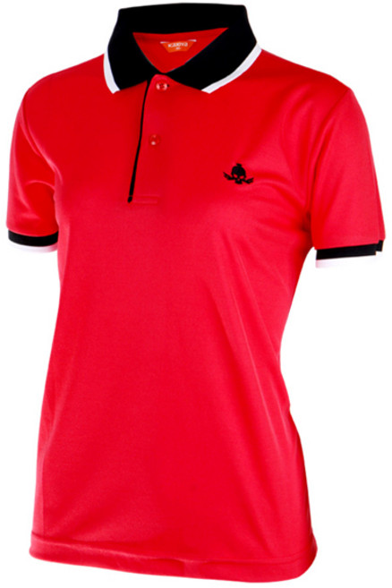 카시야골프 여성용 쿨론 요꼬배색 골프 반팔티셔츠