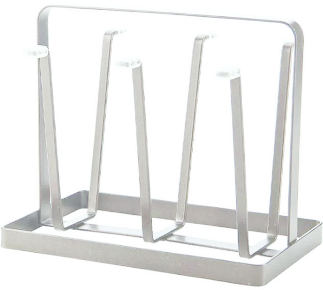 윰스 모던하고 심플한 컵홀더 주방정리를 도와주는 컵걸이, 화이트, 1개