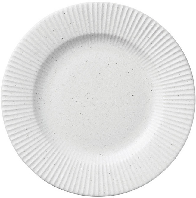 오덴세 시손느 미디움 원형 접시, 지젤화이트, 1개