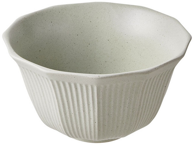 odense Cisonne多邊型陶瓷碗, 睡米色, 1個