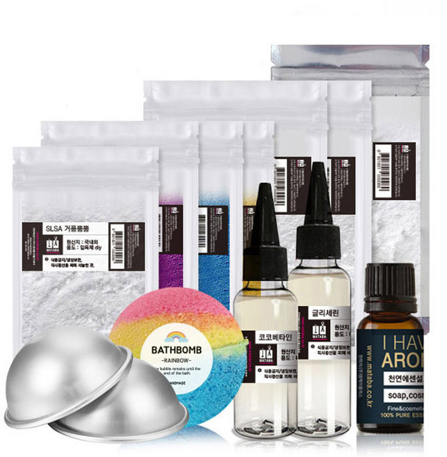 마타바 레인보우 수제 바스붐 키트, 1kg, 1개