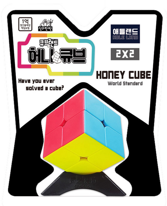 애들랜드 2x2 허니 큐브, 혼합색상, 1개