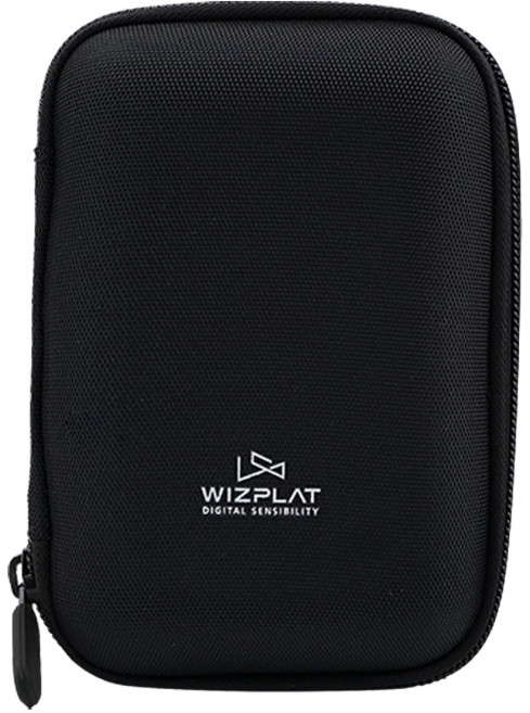 위즈플랫 휴대용 외장하드 보호 가방 80g WPX-25, WPX-25(블랙)