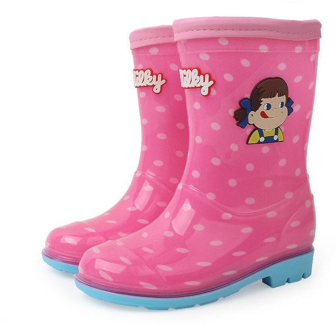 페코짱 여아용 밀키 장화