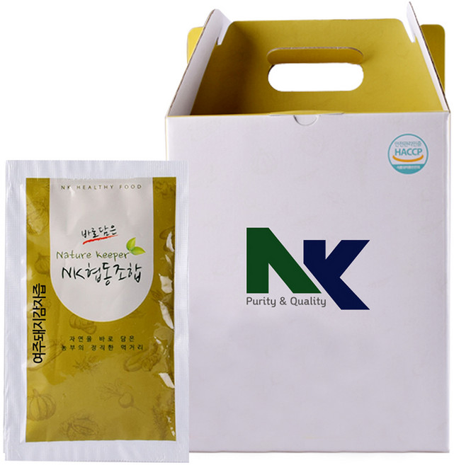 Yangwonfood 袋裝苦瓜菊芋汁, 1箱, 3.5L