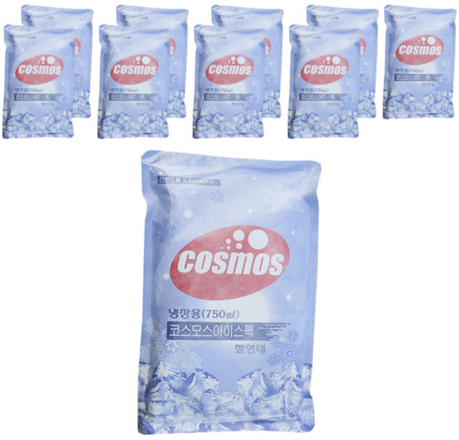 코스모스 부직포 아이스팩 750ml, 1개입, 10개
