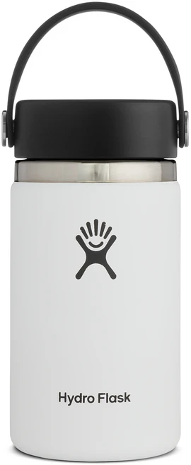 하이드로플라스크 와이드 마우스 보온 보냉 텀블러, 화이트, 354ml, 1개 - 쿠팡