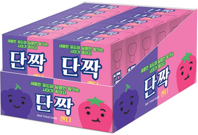 단짝캔디, 46g, 12개