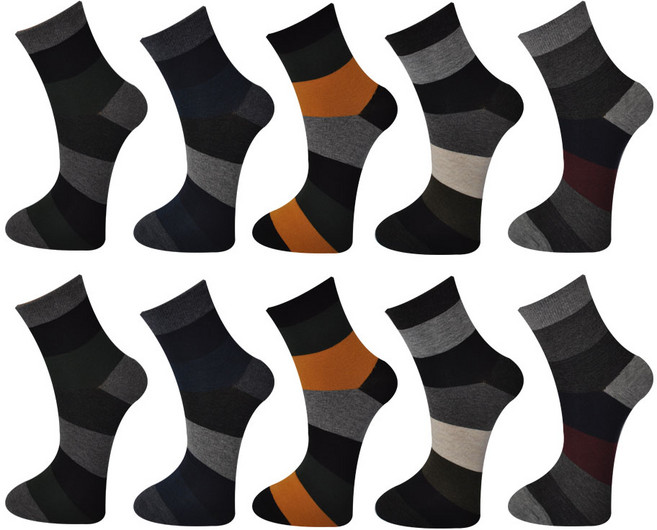 비버리힐스폴로클럽 남성용 패션 미니 양말 10족 세트