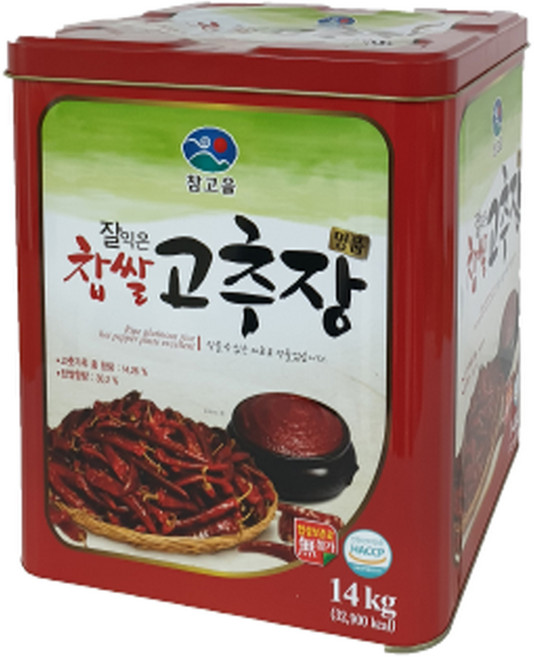 참고을 잘익은 찹쌀고추장 캔, 14kg, 1개