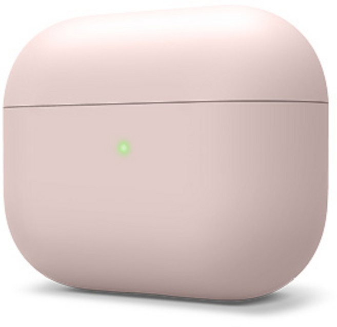 엘라고 에어팟프로 리퀴드 하이브리드 베이직 케이스, 핑크, 1개