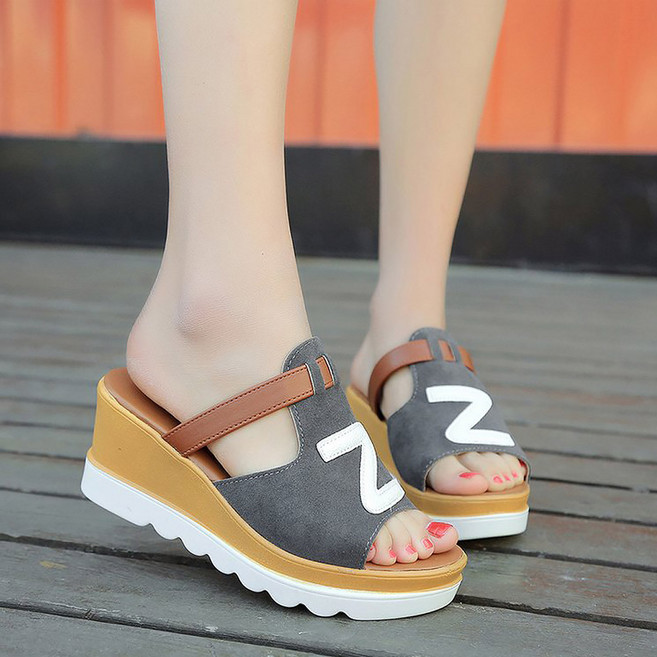 슈즈앤 여성용 통굽 슬리퍼 SN059