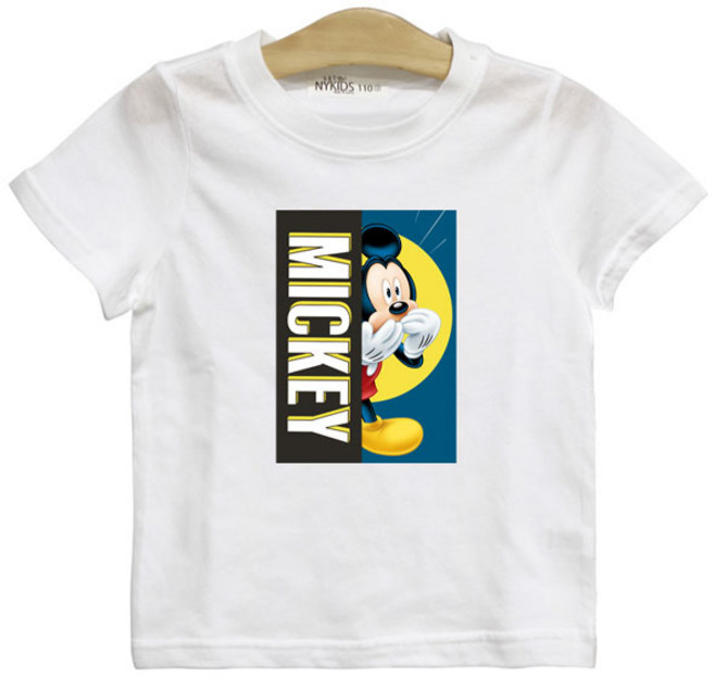 뉴욕꼬맹이 아동용 통기성 디즈니 미키마우스 NY 반팔 티셔츠 G062
