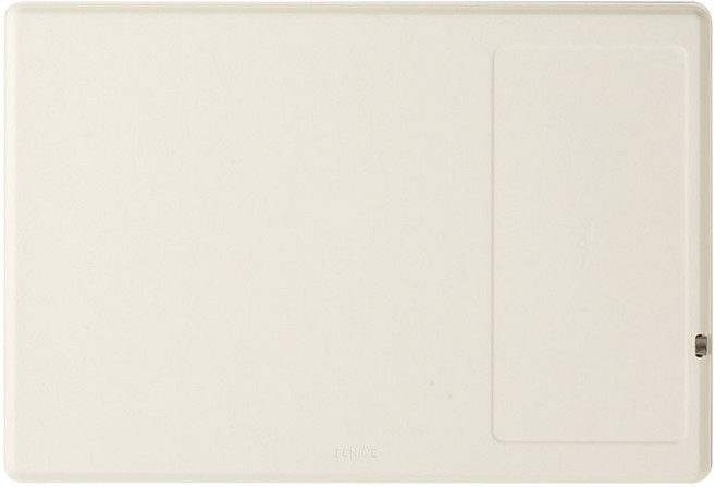 FENICE 프리미엄 PU 무선충전 마우스패드 LH-1, 화이트, 1개