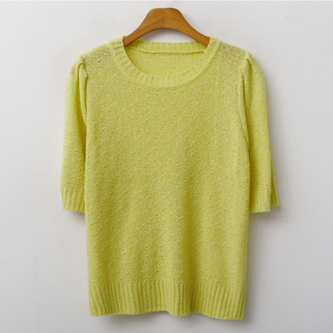 엔비룩 여성용 스카시 퍼프 니트