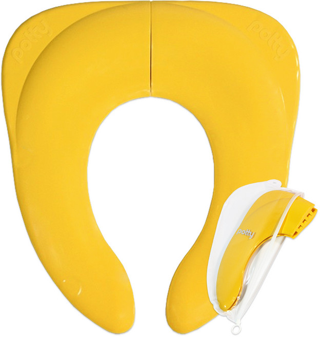미리내 휴대용 유아 변기시트, 옐로우