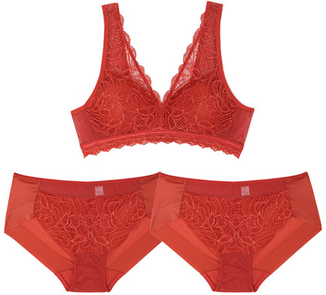 저스트마이사이즈 듀얼 브라렛 브라 + 팬티 2p 세트 JMW9G