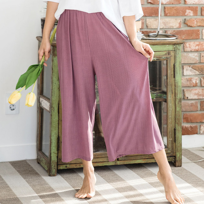 디에스도씨 여성용 냉감 잠옷 8부 통바지