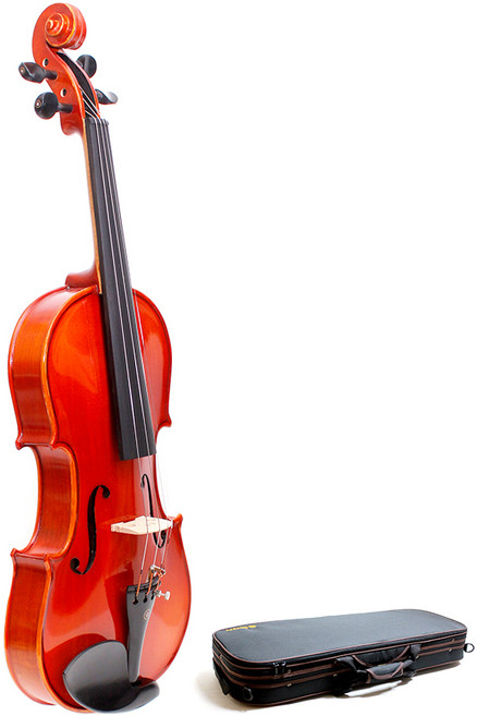 SUZUKI 바이올린 4/4 사이즈 케이스 포함, S4, 붉은색 유광, 1개